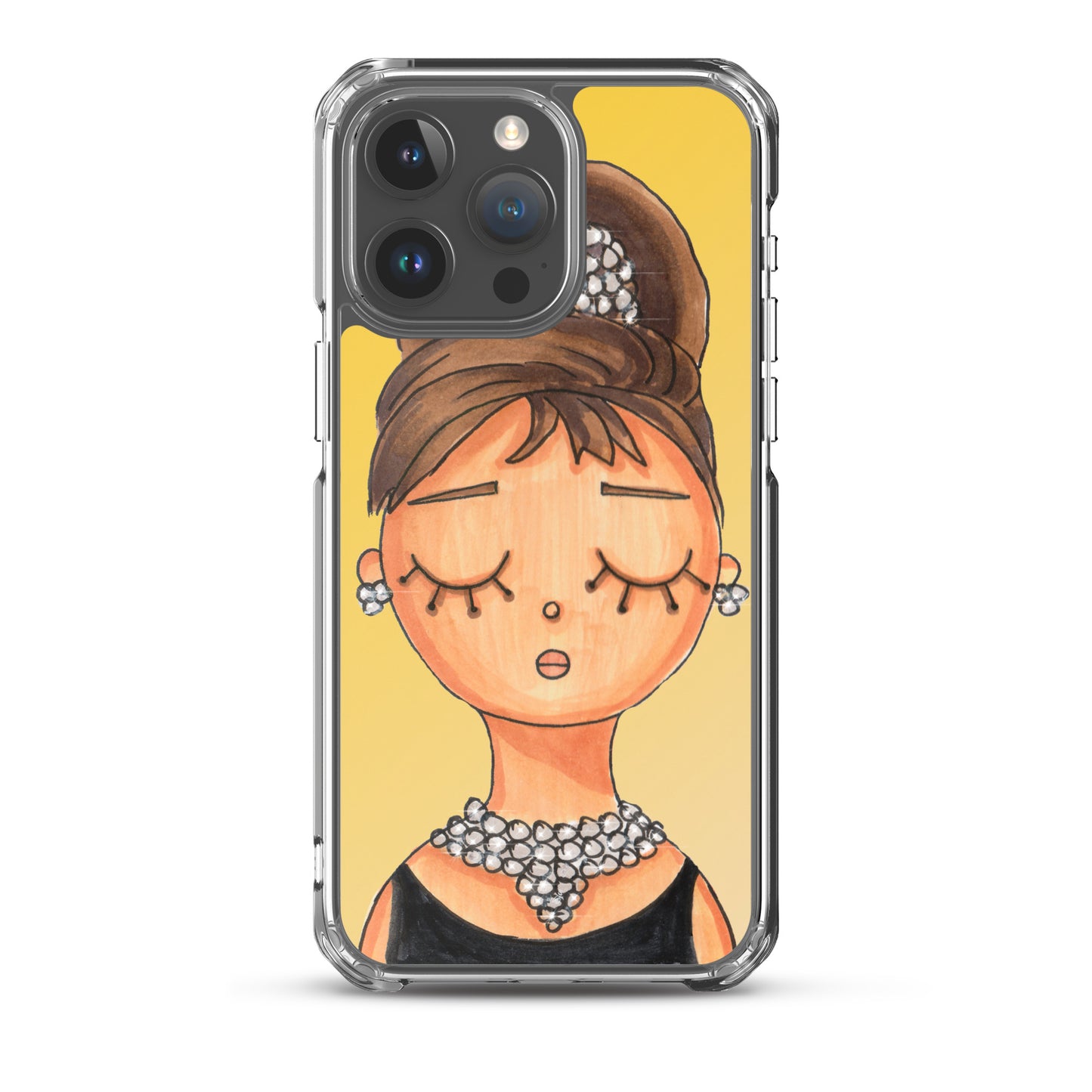 Audrey, Holly Golightly, Clear Case for iPhone®