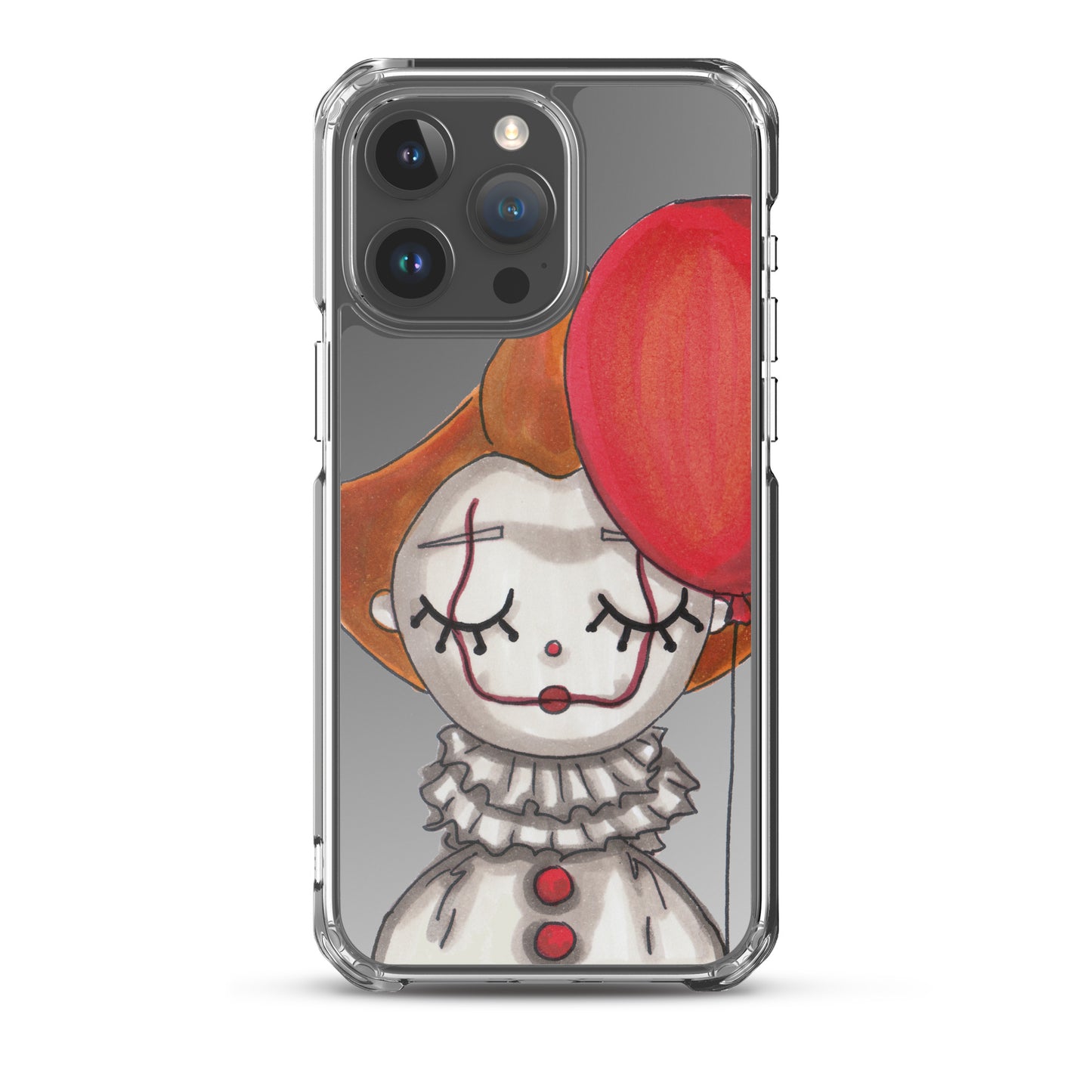 Clown, Balloon, Halloween, Clear Case for iPhone®