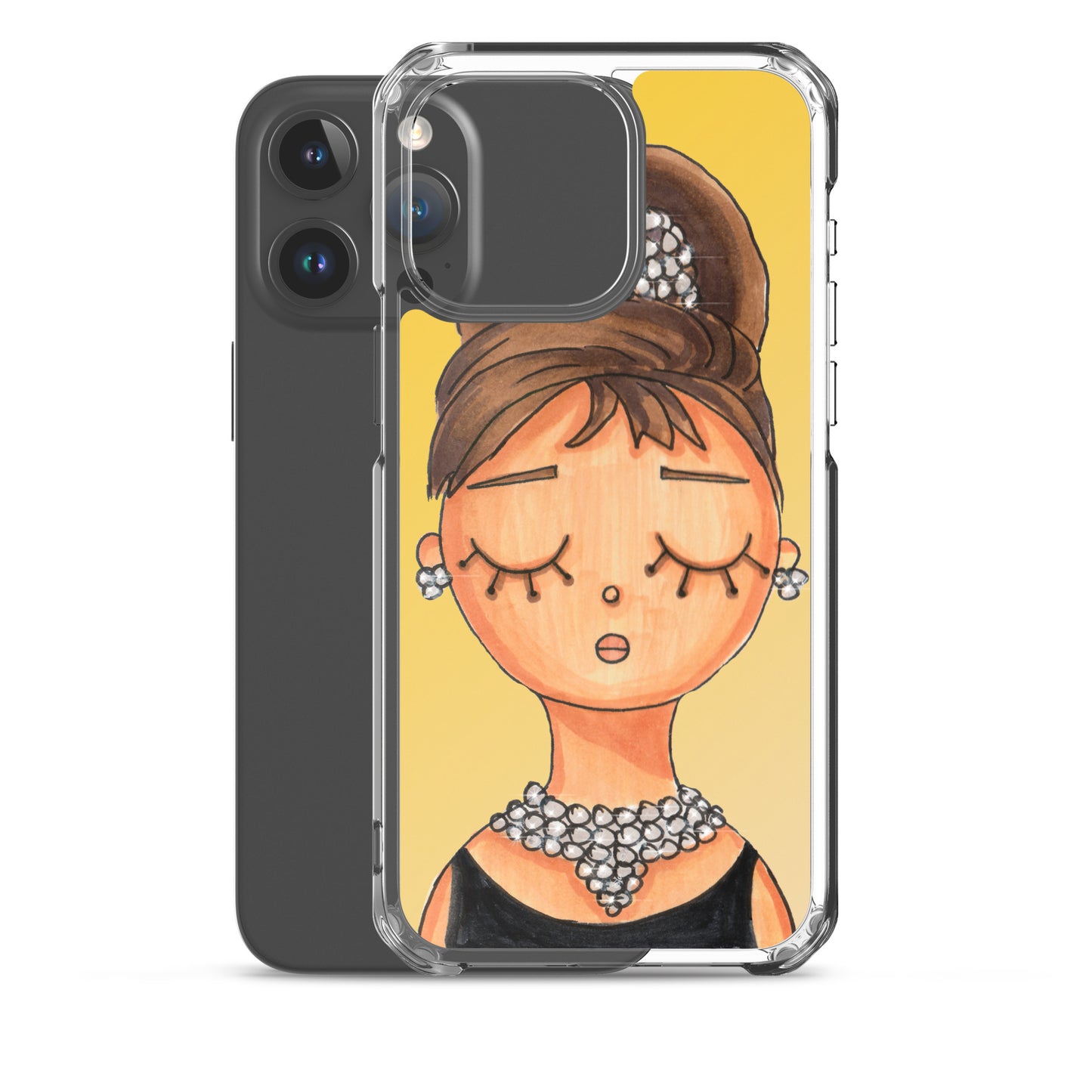 Audrey, Holly Golightly, Clear Case for iPhone®