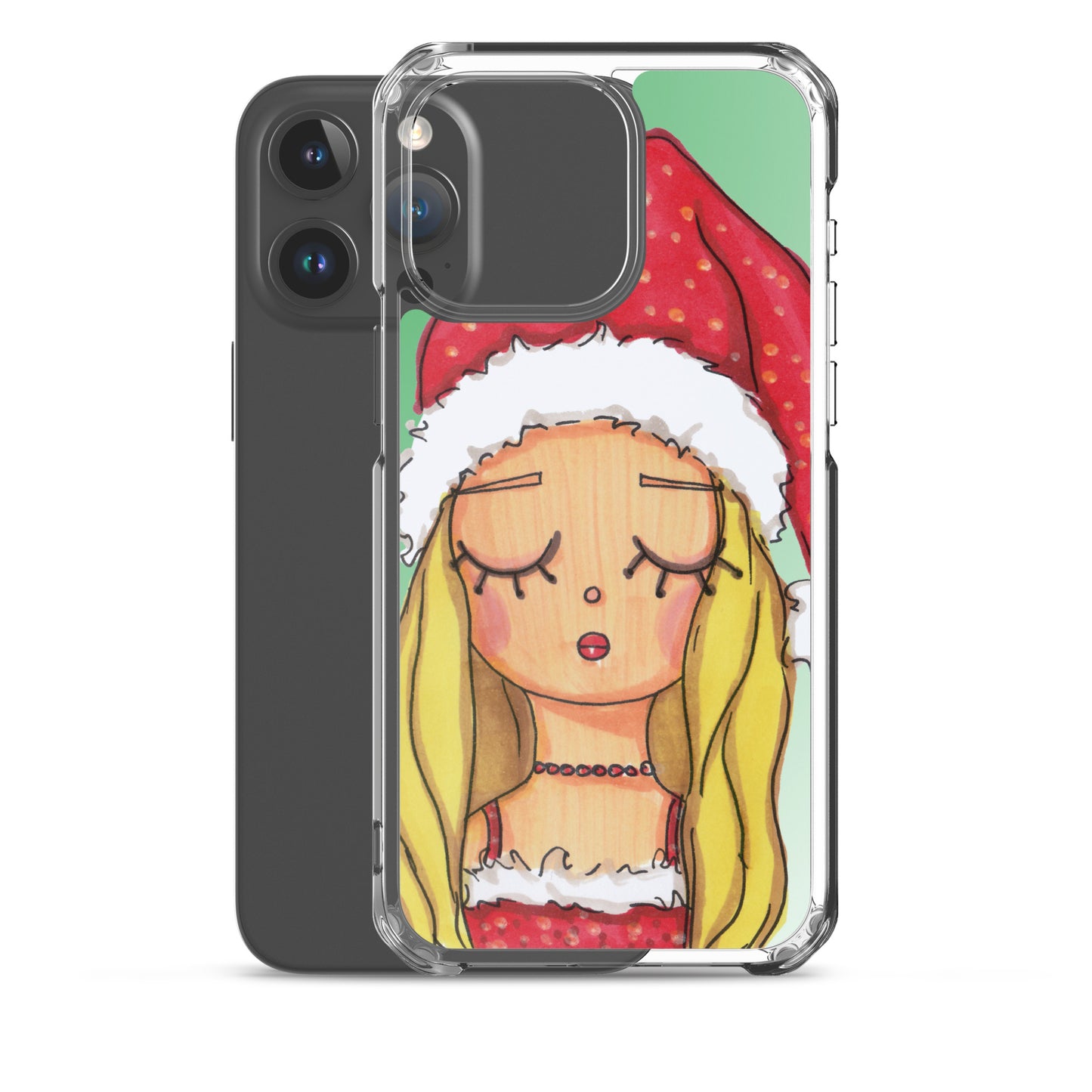 Santa Baby, Christmas, Clear Case for iPhone®