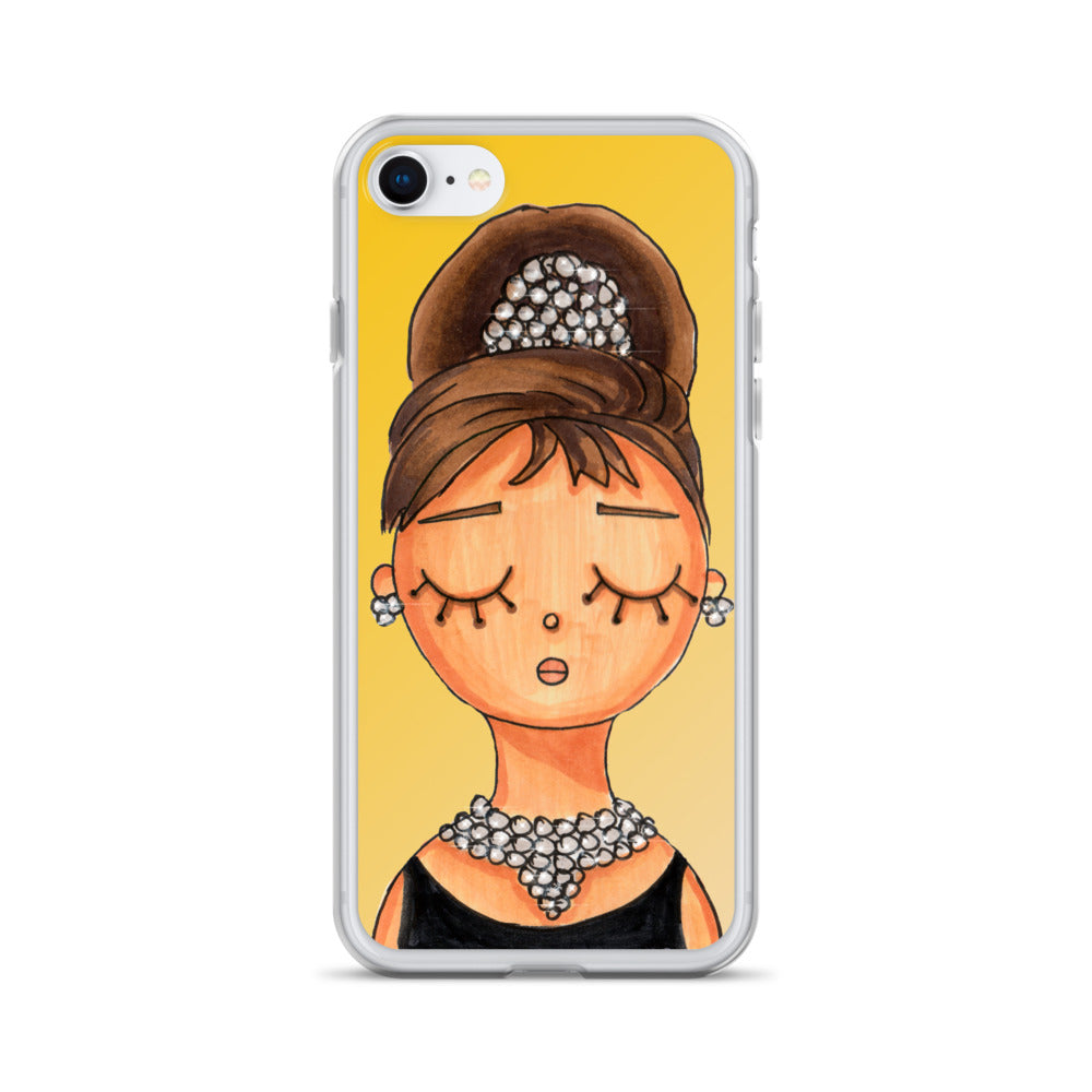 Audrey, Holly Golightly, Clear Case for iPhone®