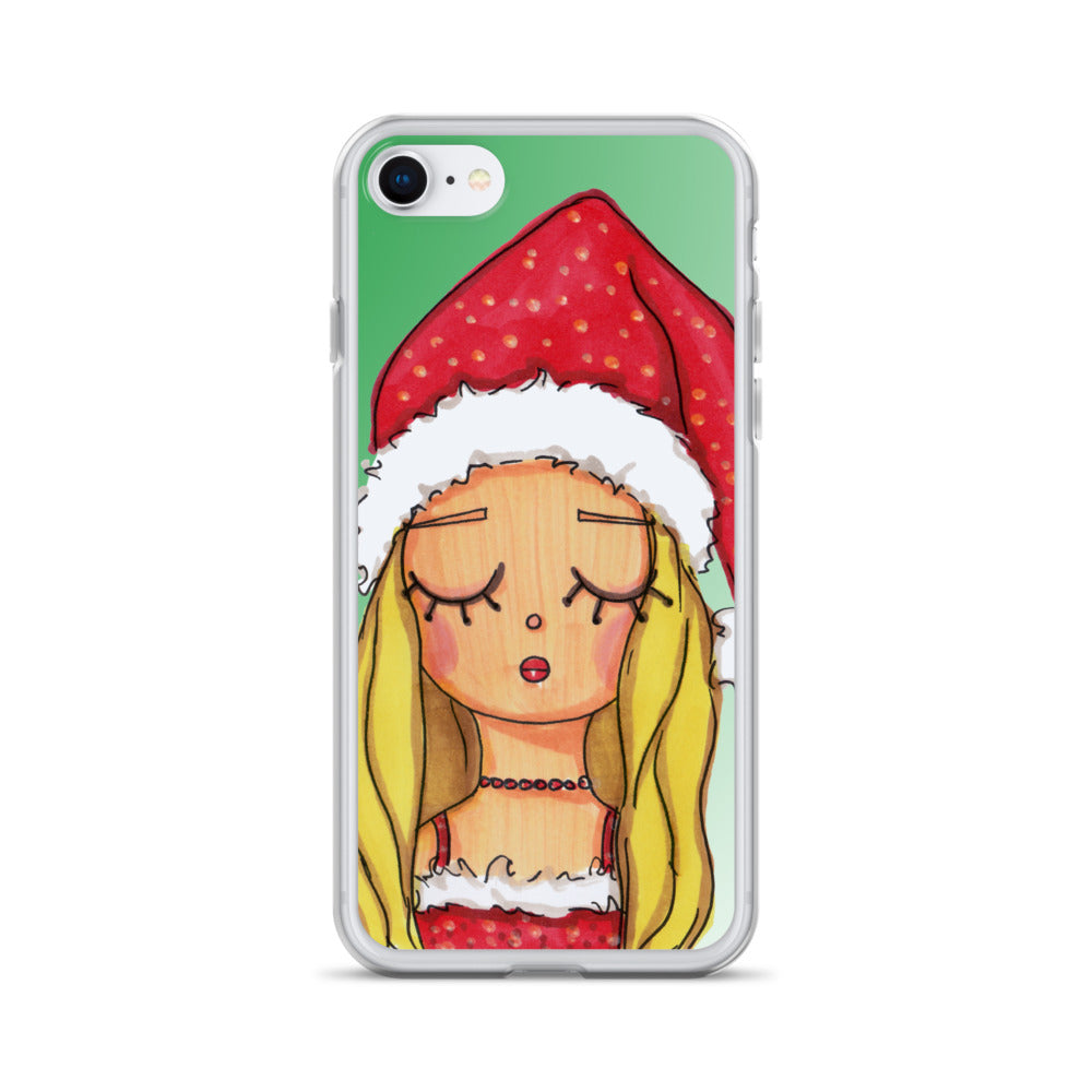 Santa Baby, Christmas, Clear Case for iPhone®