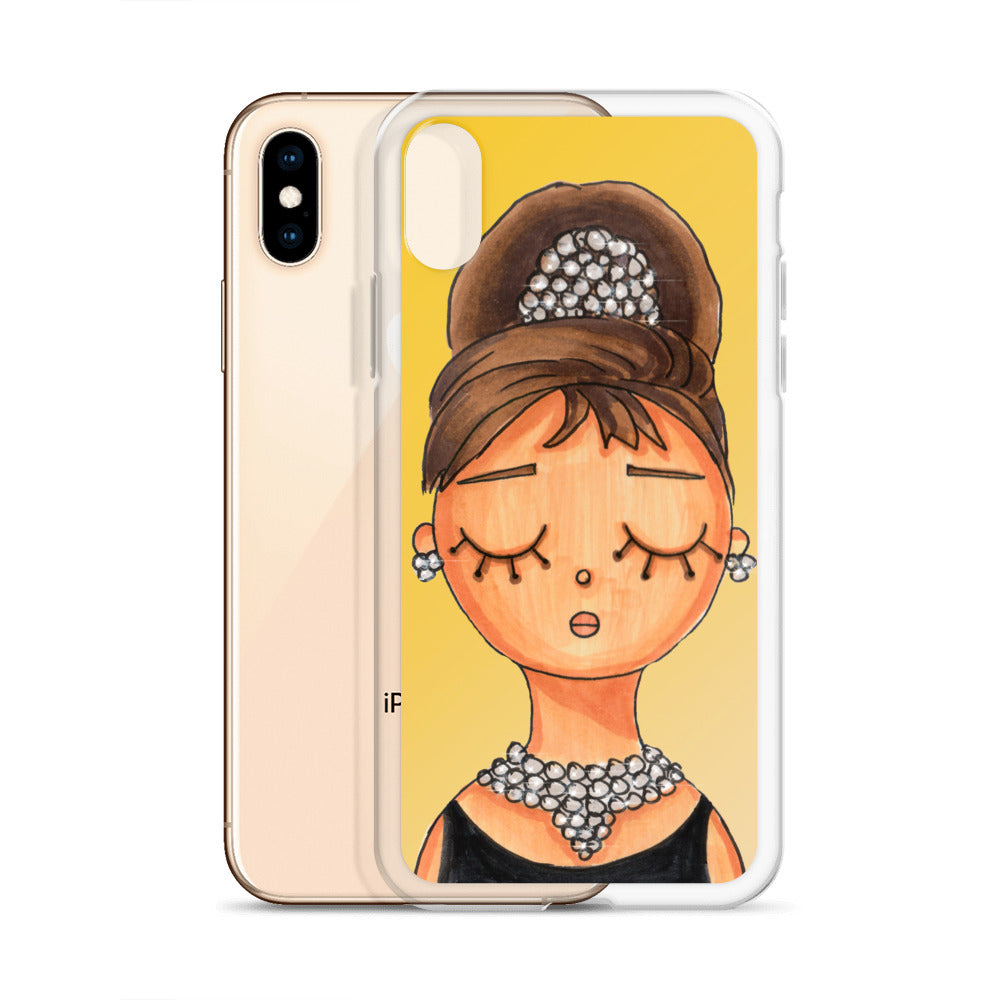 Audrey, Holly Golightly, Clear Case for iPhone®