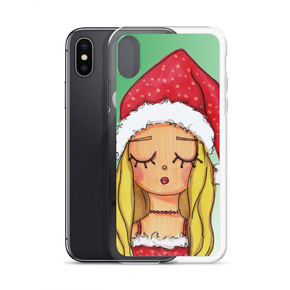 Santa Baby, Christmas, Clear Case for iPhone®