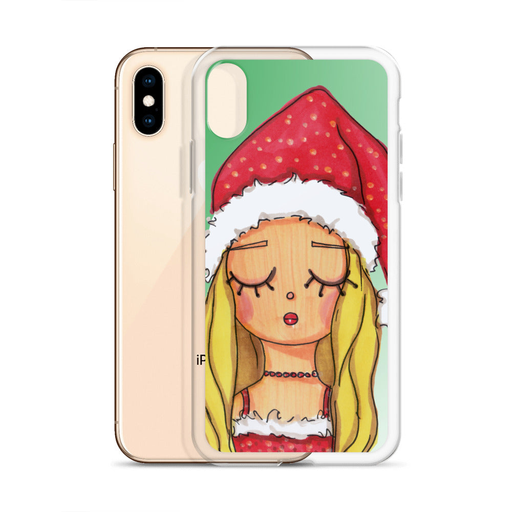 Santa Baby, Christmas, Clear Case for iPhone®