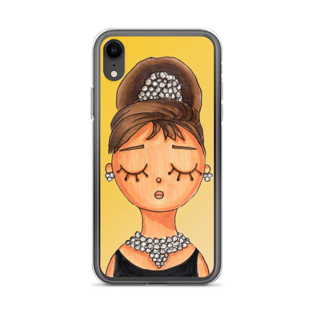 Audrey, Holly Golightly, Clear Case for iPhone®