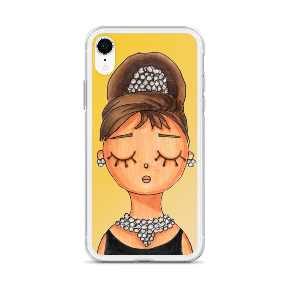 Audrey, Holly Golightly, Clear Case for iPhone®