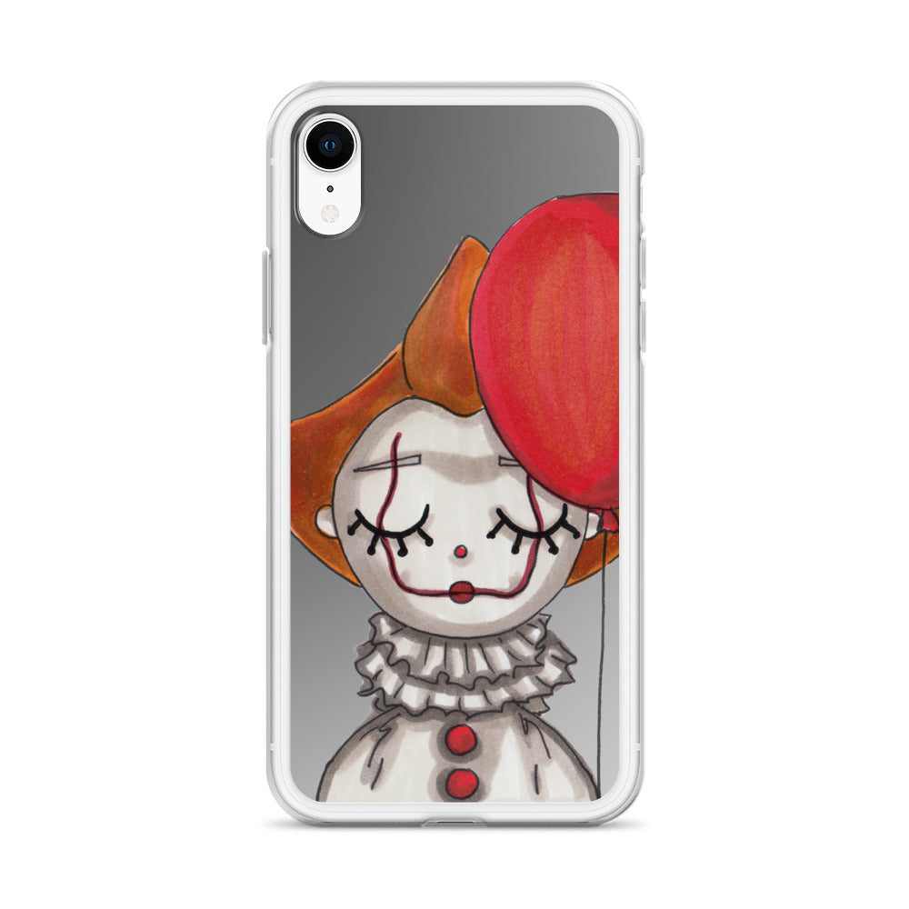 Clown, Balloon, Halloween, Clear Case for iPhone®