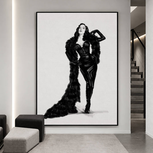 Dita Von Teese | Framed Fine Art Print