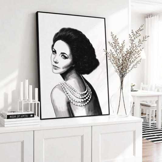 Elizabeth Taylor | Framed Fine Art Print