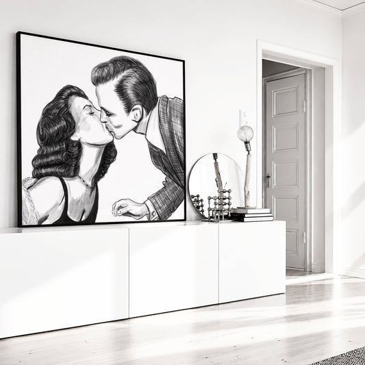 Frank Sinatra and Ava Gardner | Framed Fine Art Print