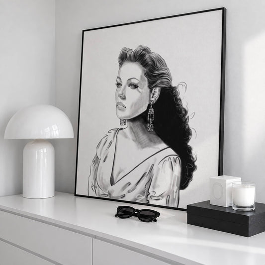 Gene Tierney | Framed Fine Art Print
