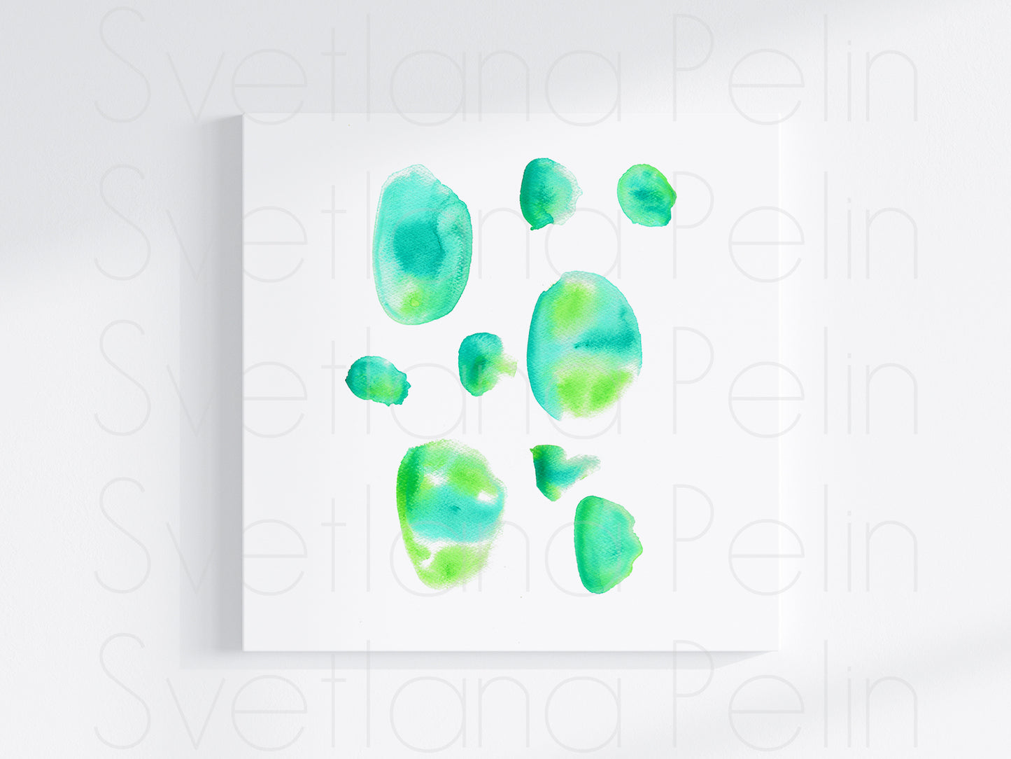 Modern Watercolor Painting, Abstract Art, Wall Home Decor, INSTANT DOWNLOAD