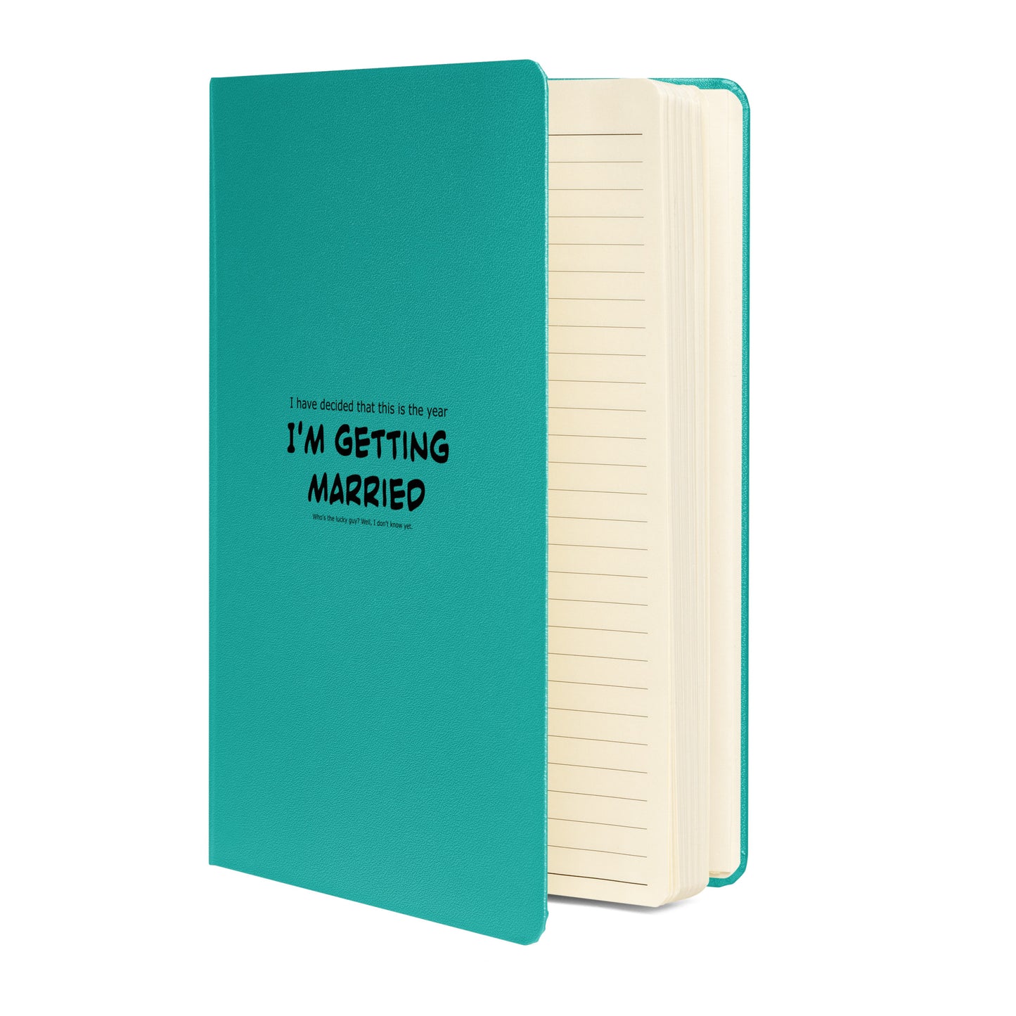 I'm getting married, Hardcover bound notebook