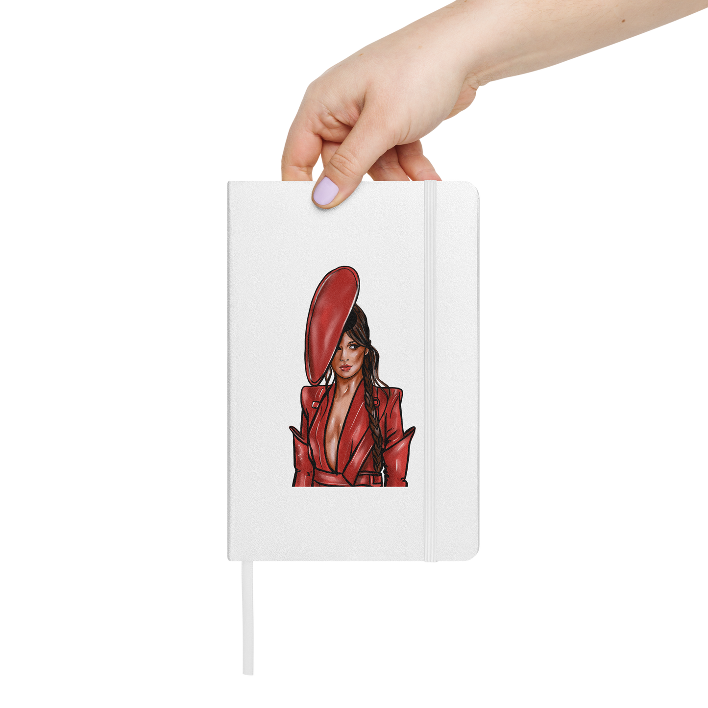 Camila, Fashion Girl, Hardcover bound notebook