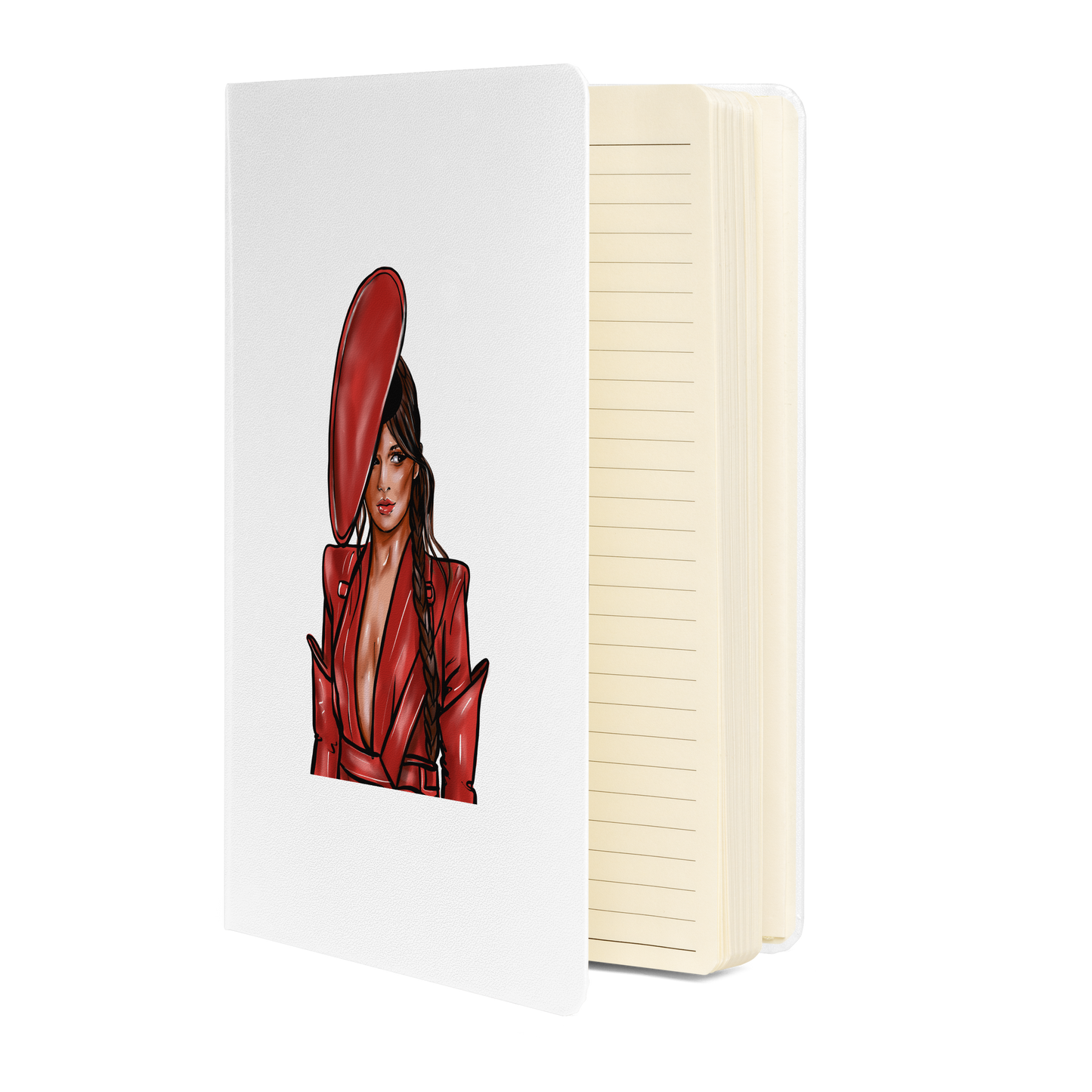 Camila, Fashion Girl, Hardcover bound notebook