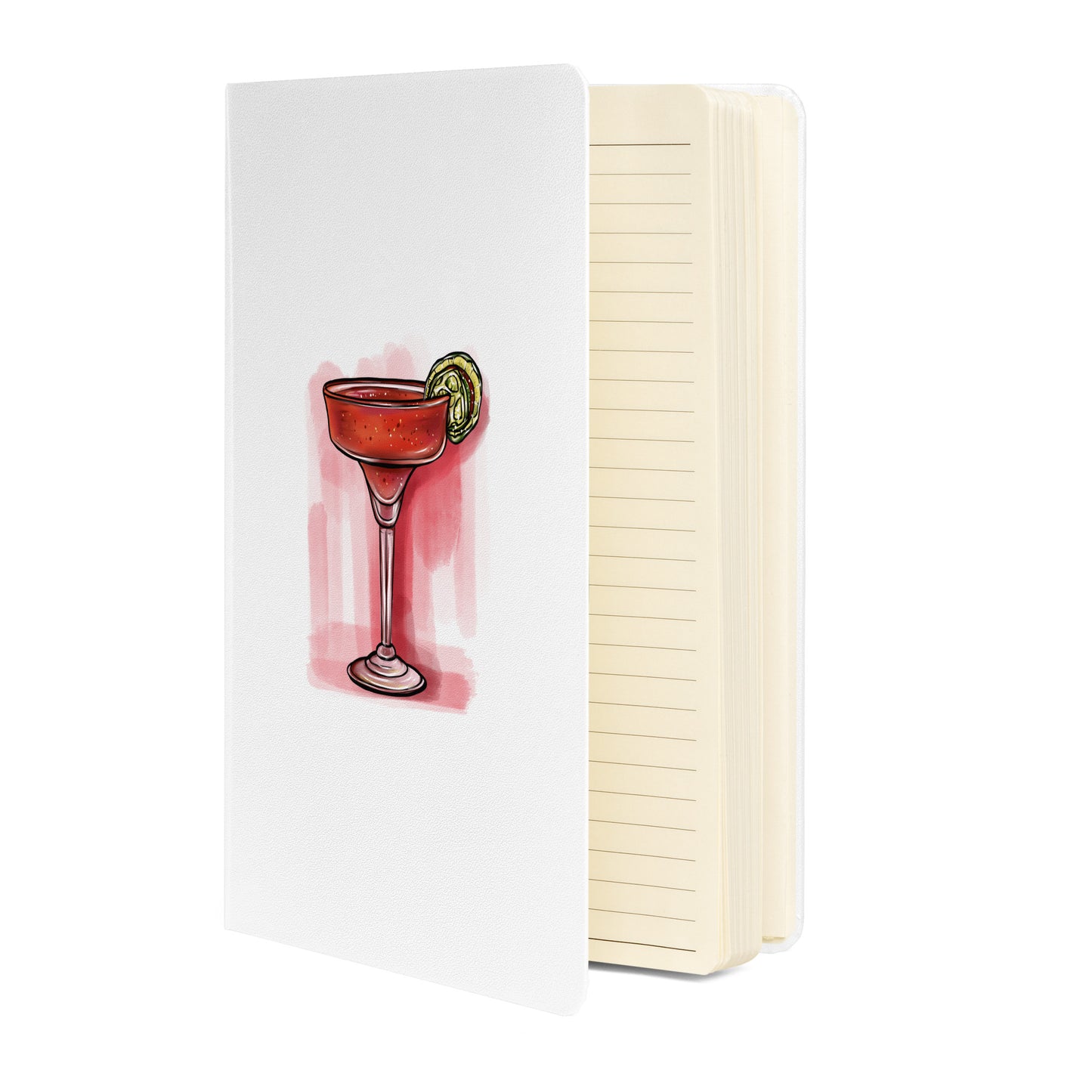 Bloody Mary, cocktail, drinks, Hardcover bound notebook