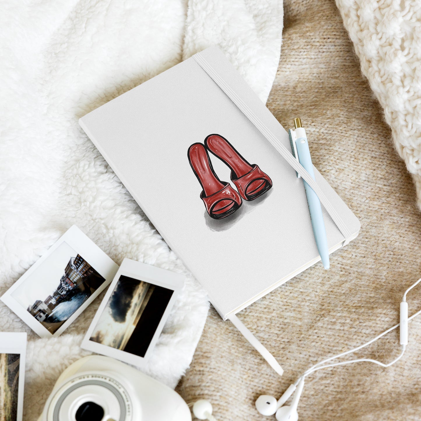 Women's Open Toe, High Heels, Stiletto, Heeled Sandals, Sexy Dressy Shoes, Hardcover bound notebook