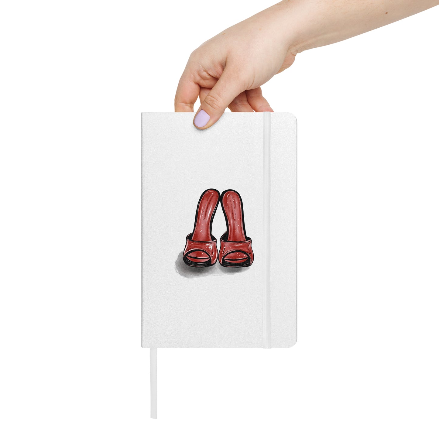 Women's Open Toe, High Heels, Stiletto, Heeled Sandals, Sexy Dressy Shoes, Hardcover bound notebook