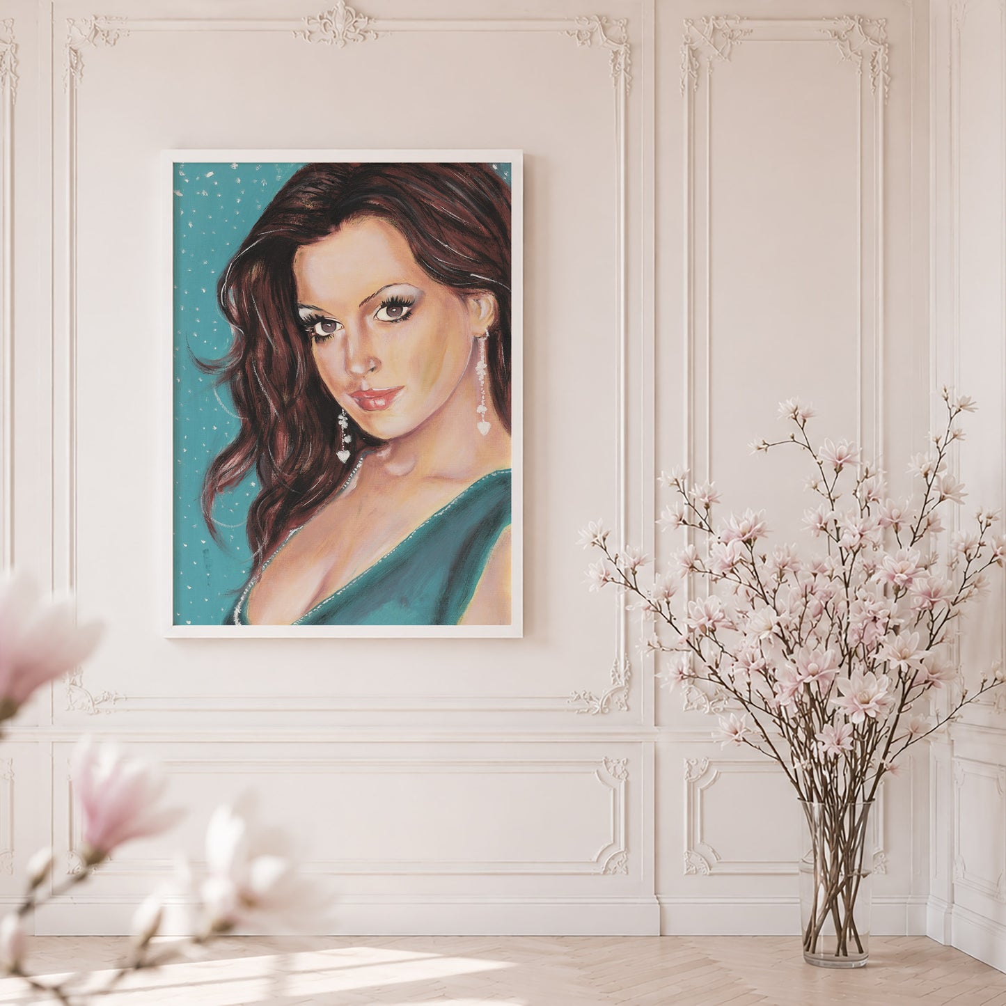 Anne Hathaway. Museum Framed Print