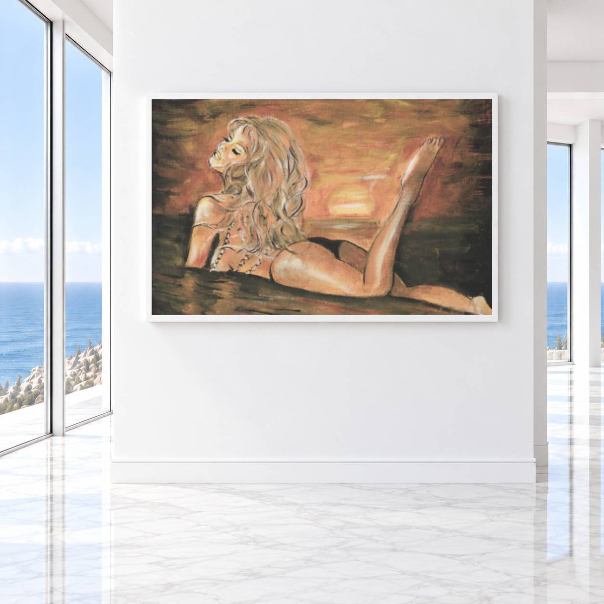 Pamela Anderson  | Framed Fine Art Print