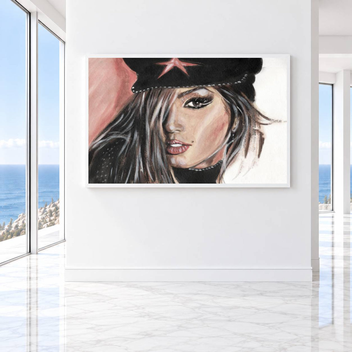 Cindy Crawford  | Framed Fine Art Print