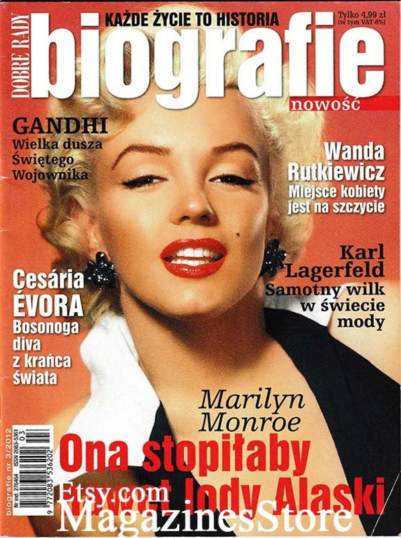 ORIGINAL Polish Magazine, Marilyn Monroe, DOBRE RADY, 2012