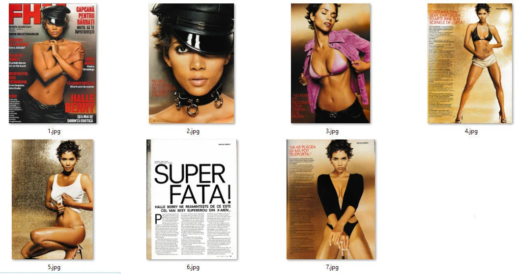 ORIGINAL Romanian Magazine, Halle Berry, FHM, 2001