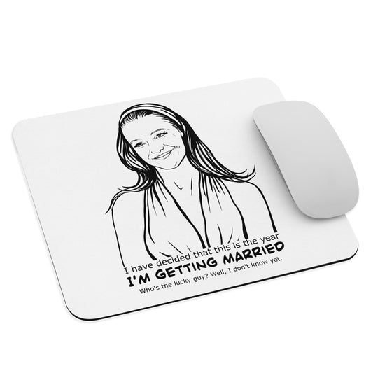 I'm getting married, Wedding, Bride, Marriage, Charlotte, Mouse pad