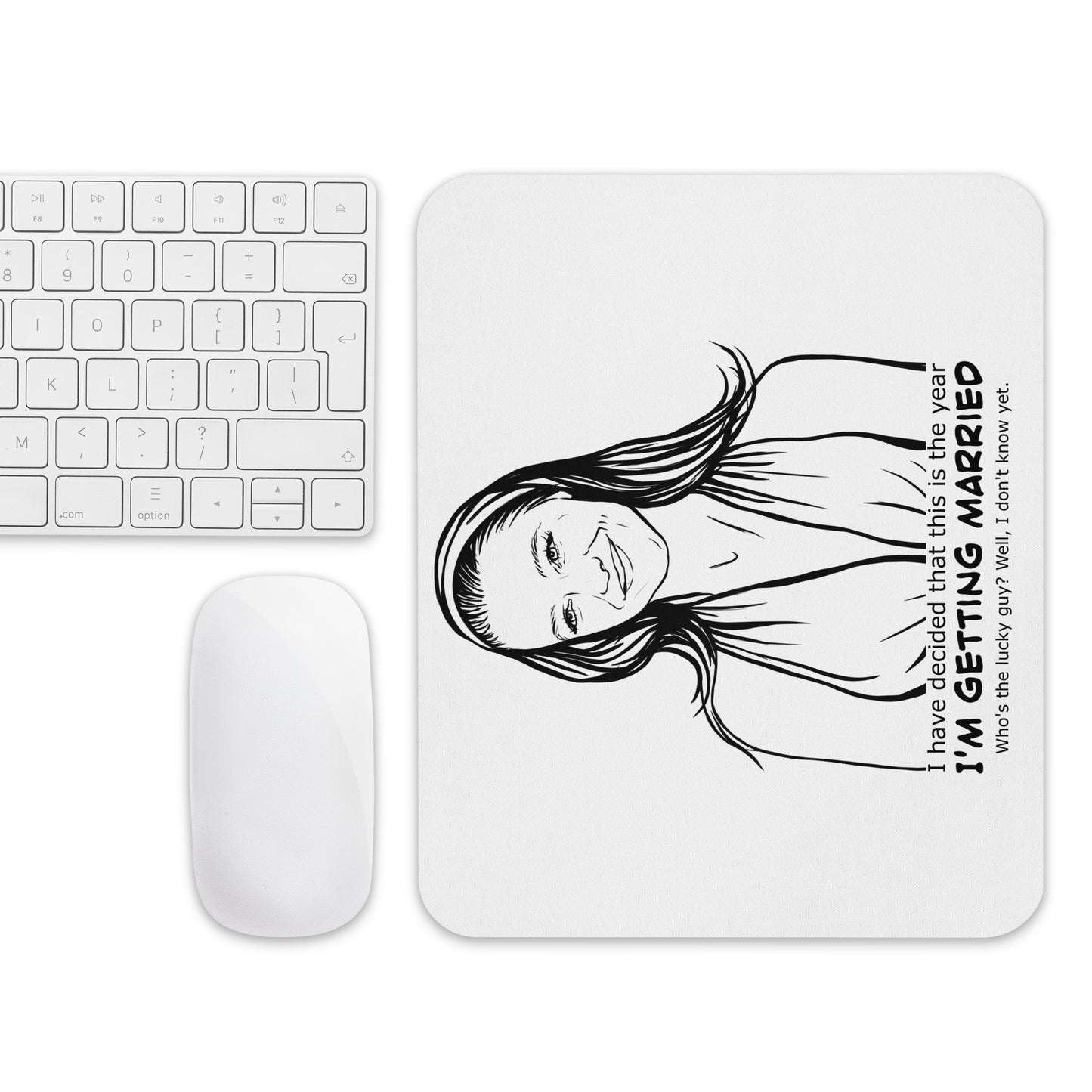 I'm getting married, Wedding, Bride, Marriage, Charlotte, Mouse pad