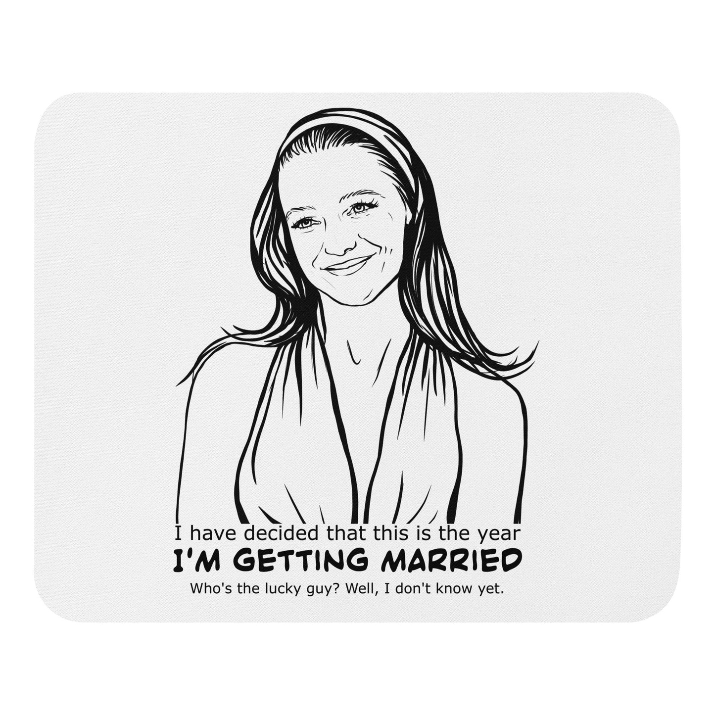 I'm getting married, Wedding, Bride, Marriage, Charlotte, Mouse pad