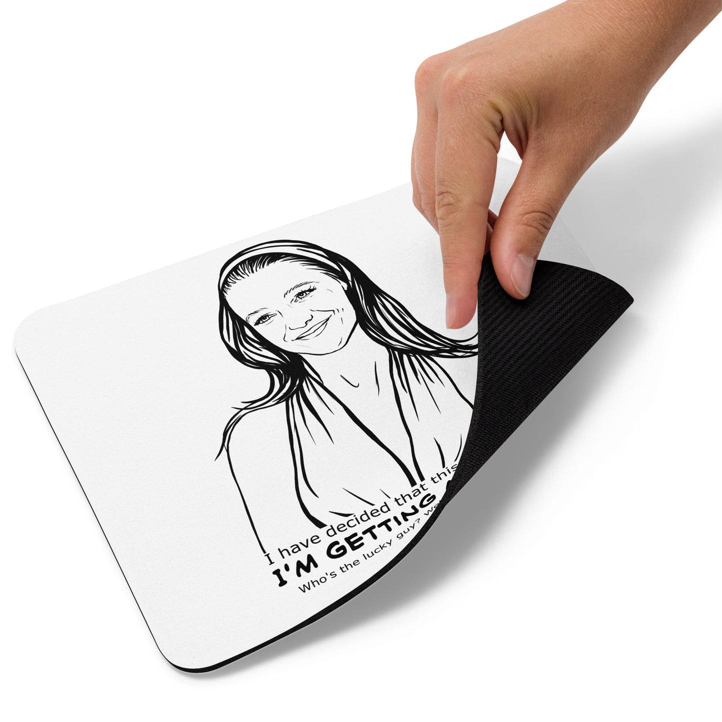 I'm getting married, Wedding, Bride, Marriage, Charlotte, Mouse pad