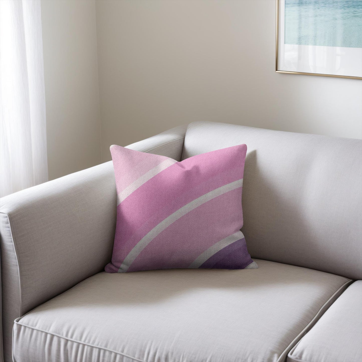 Modern Contemporary Abstract Art, Woven Pillows