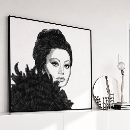 Sophia Loren | Framed Fine Art Print