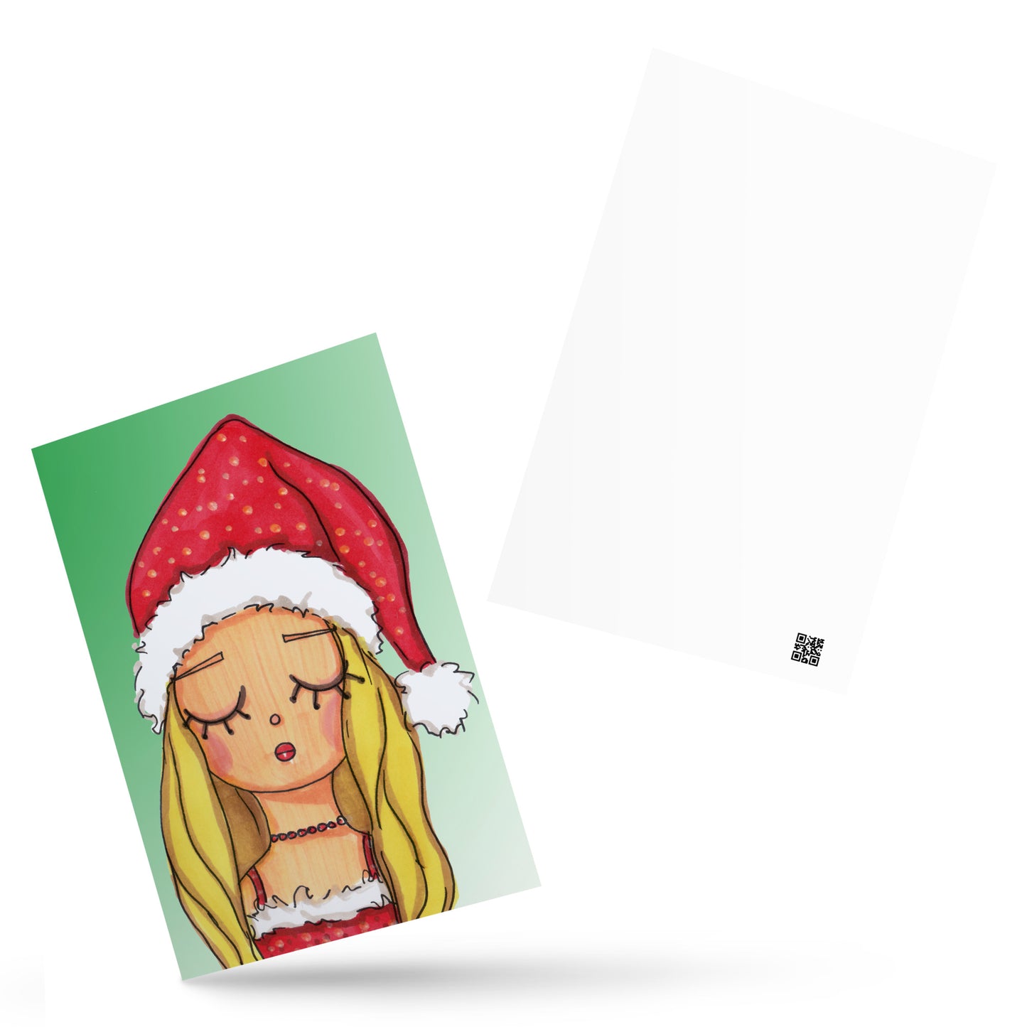 Santa Baby, Christmas, Standard Postcard