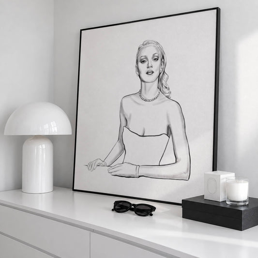 Uma Thurman | Framed Fine Art Print