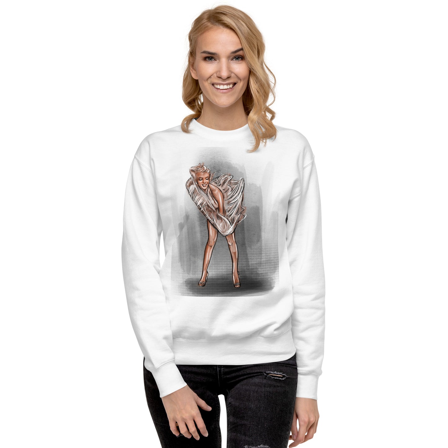 Marilyn, The Seven Year Itch, Unisex Premium Sweatshirt