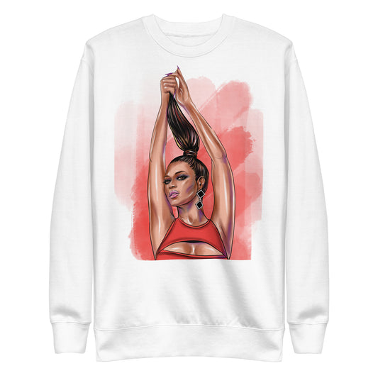 Fashion Girl, Singer, Unisex Premium Sweatshirt