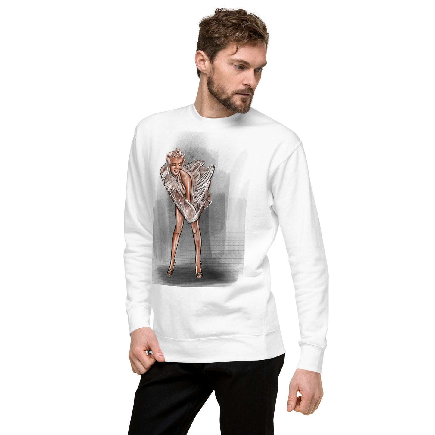 Marilyn, The Seven Year Itch, Unisex Premium Sweatshirt