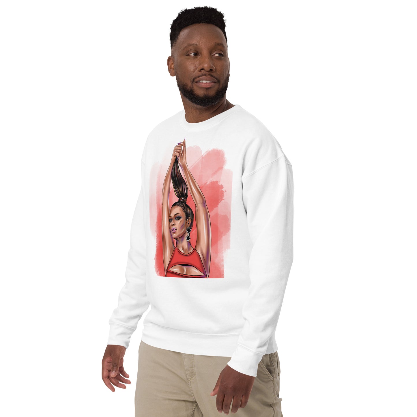 Fashion Girl, Singer, Unisex Premium Sweatshirt