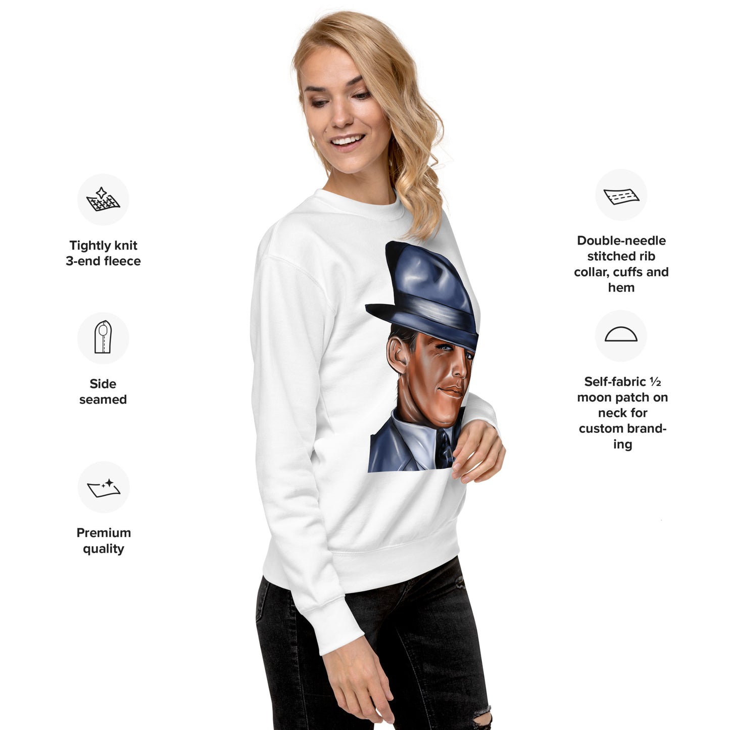 Jack Nicholson, Unisex Premium Sweatshirt