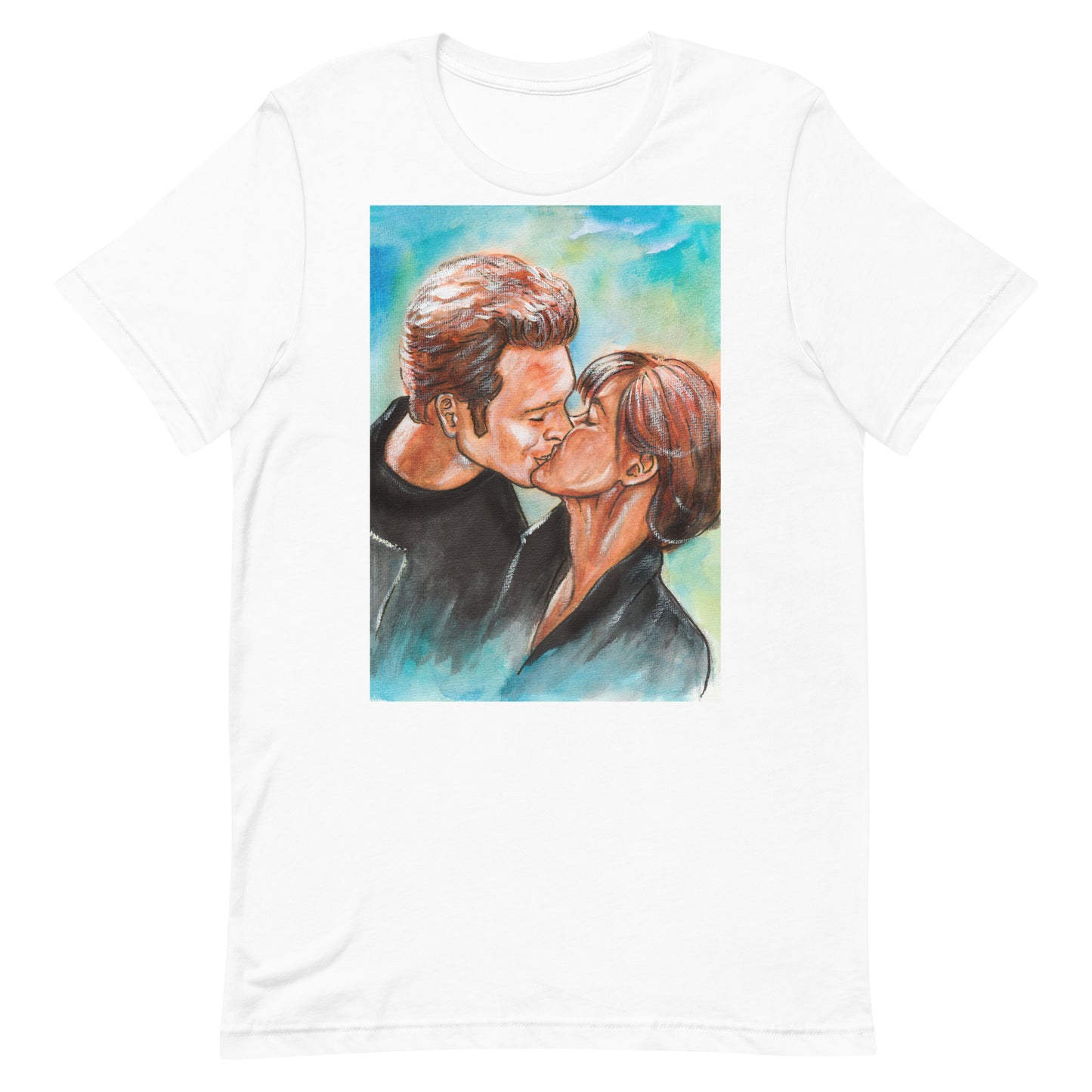 Luke Perry, Shannen Doherty, Kiss, Unisex t-shirt