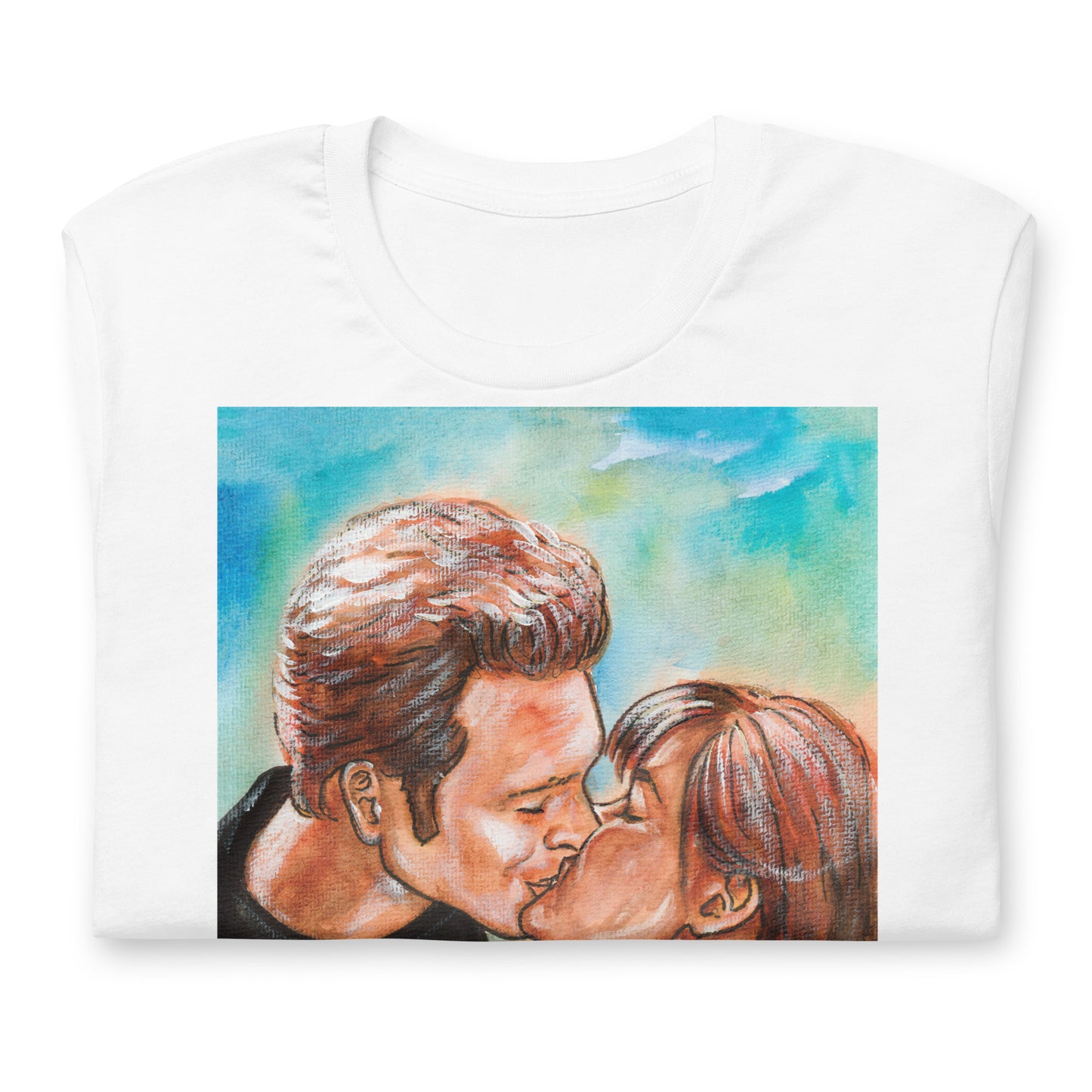 Luke Perry, Shannen Doherty, Kiss, Unisex t-shirt