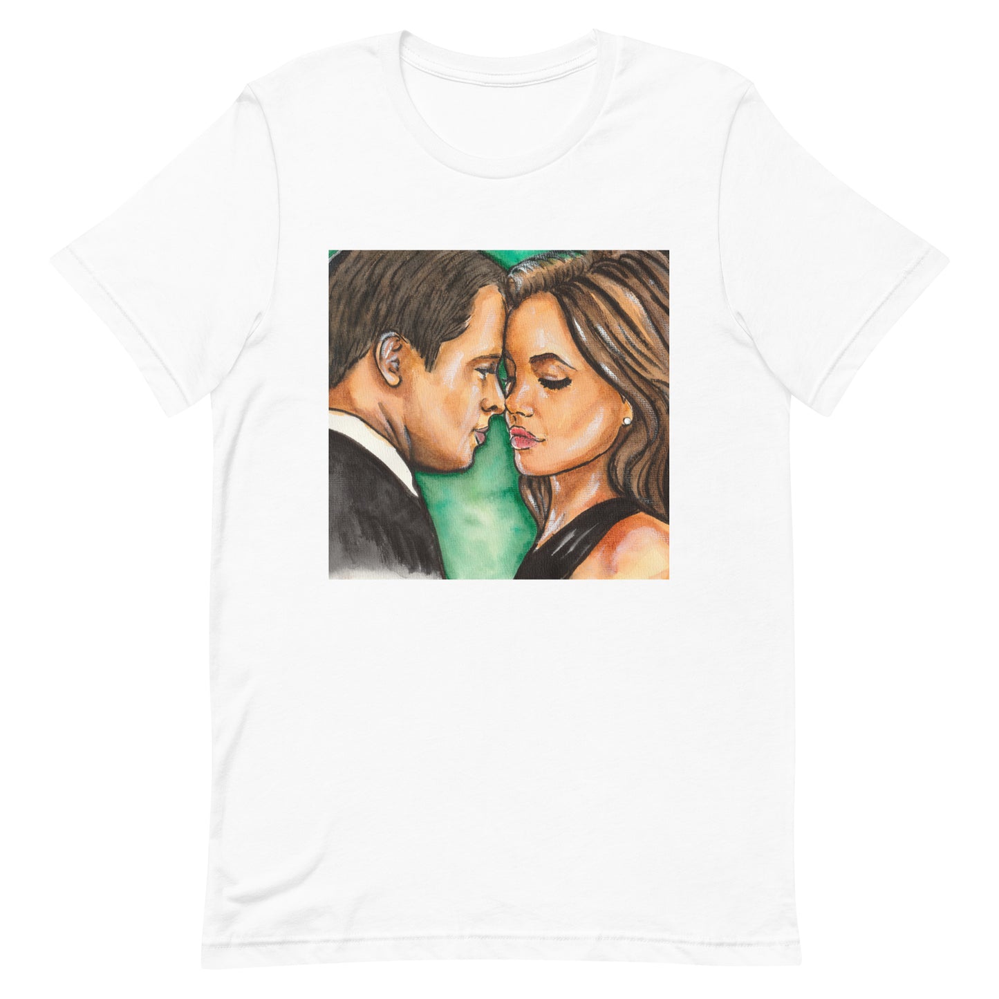 Brad Pitt, Angelina Jolie, Unisex t-shirt