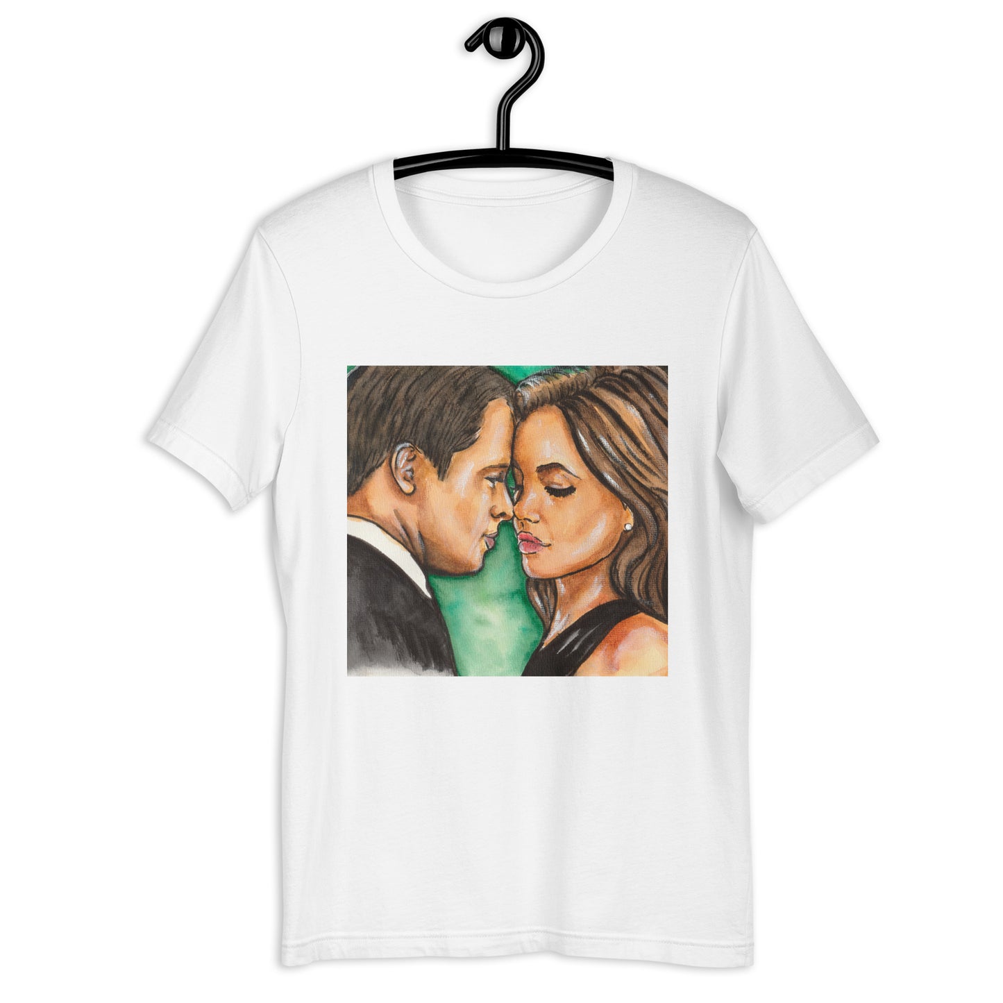 Brad Pitt, Angelina Jolie, Unisex t-shirt