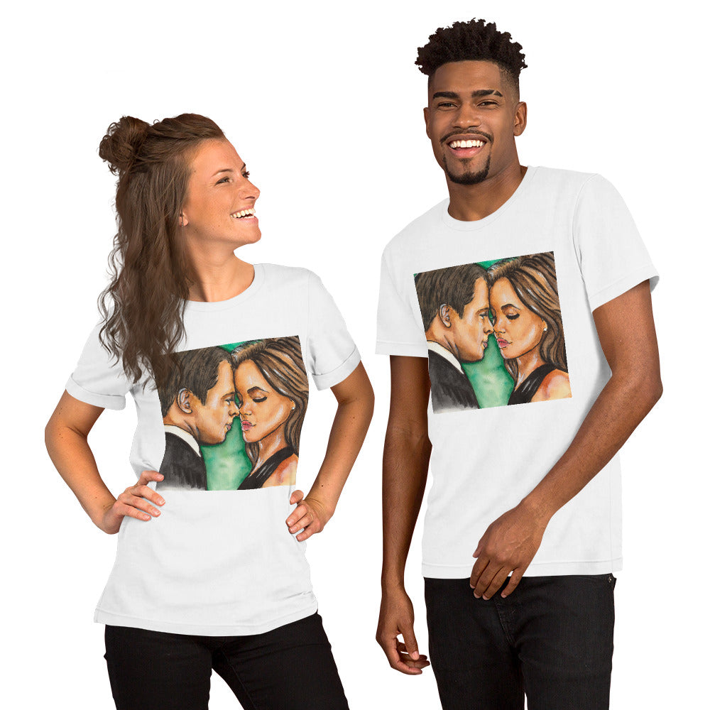 Brad Pitt, Angelina Jolie, Unisex t-shirt