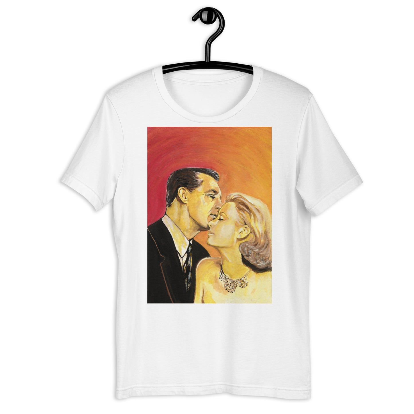 Cary Grant, Grace Kelly, Kiss, Unisex t-shirt