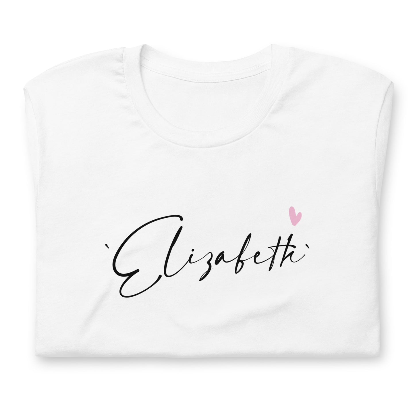 Elizabeth, Girl name, Unisex t-shirt