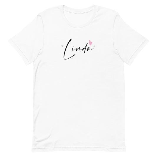 Linda, Girl name, Unisex t-shirt