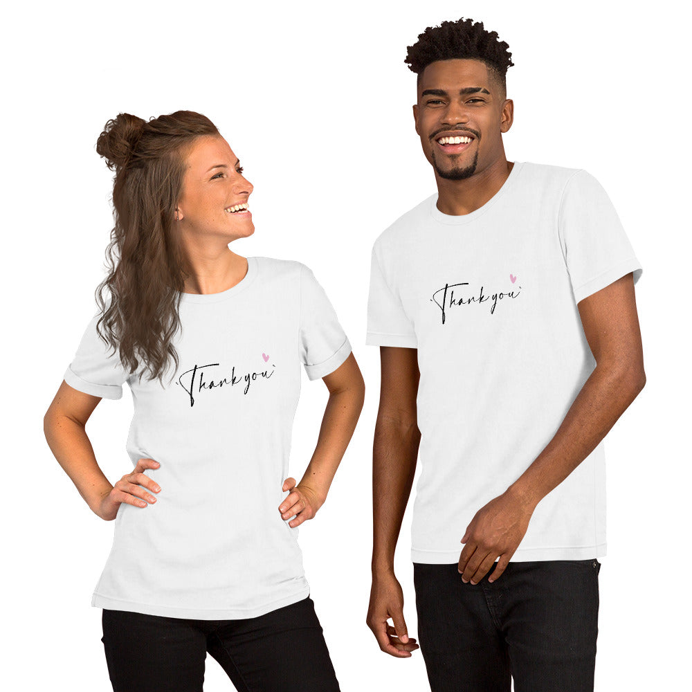 Thank you, Unisex t-shirt